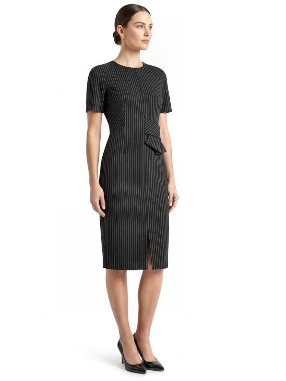 BOSS Hugo Boss Pinstripe Tailored Sheath Dress, Womens Size 4 US / 40 EU